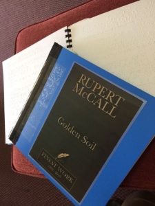 Picture of braille book, Golden Soil by Rupert McCall