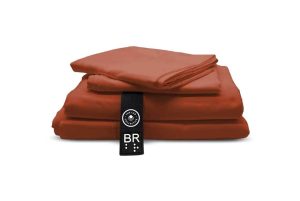 Bedsheets with tabs on the corners so that the placement is easy to identify and braille also.